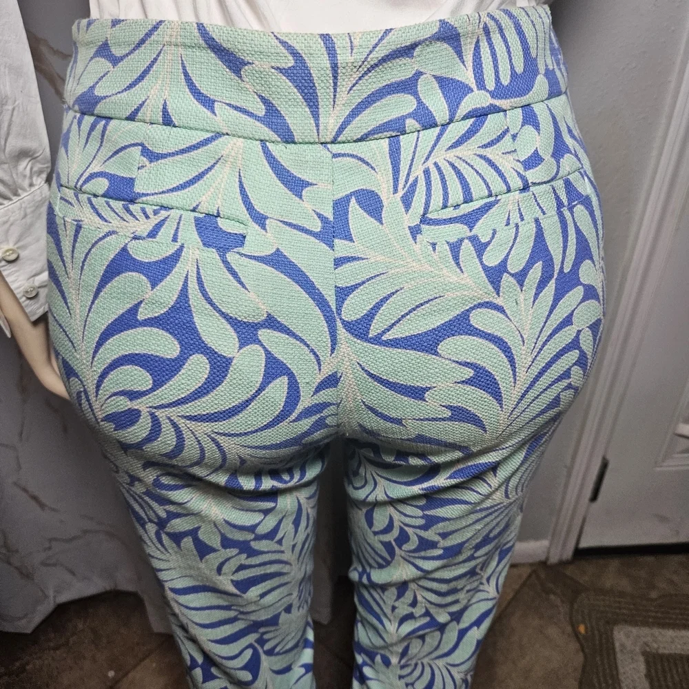 Kate Spade Blue and Green Patterned Woman Pants